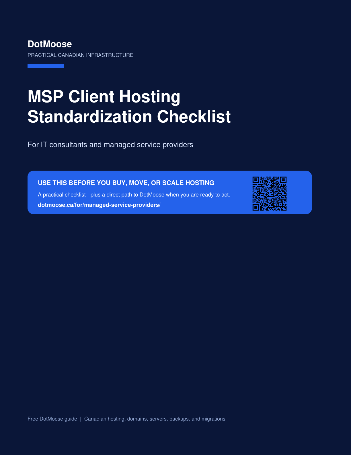 Msp Client Hosting Standardization Checklist 1787313909858 K6jdye